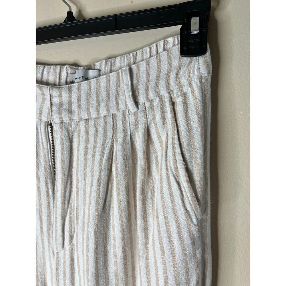 Abercrombie & Fitch Stripped Linen trousers - S - Picture 4 of 10
